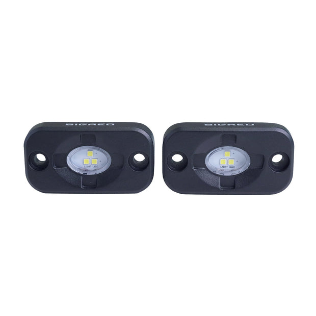 Big Red LED Rock Lights - Pair