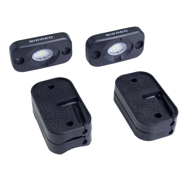 Big Red LED Rock Lights - Pair